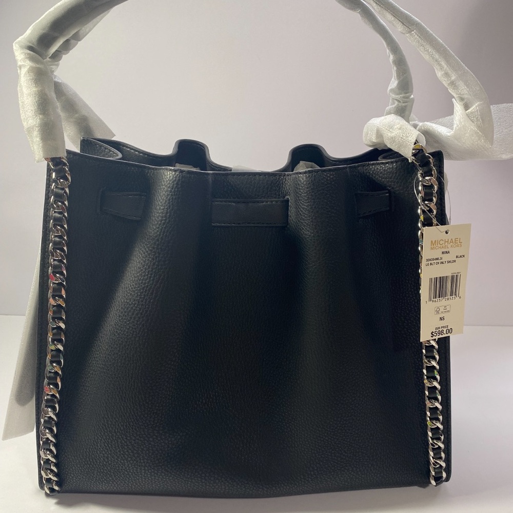 Michael Kors Black Chain Shoulder Bag